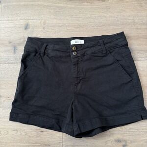 Buckle BKE Women's Mollie Black Chino Shorts Size 29 3" Shortie Shorts